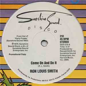 Ron Louis Smith - Come On And Do It / Love Talk album