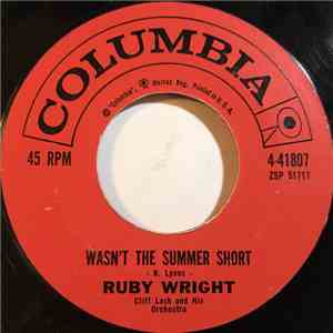 Ruby Wright  - Wasn't The Summer Short / Fooled album