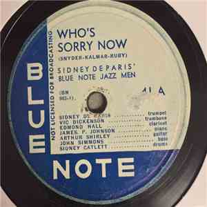 Sidney DeParis' Blue Note Jazz Men - Who's Sorry Now / Ballin' The Jack album