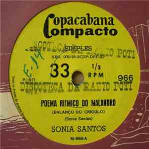 Sonia Santos - Poema Ritmico Do Malandro (Balanço Do Crioulo) album