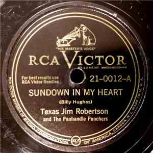 Texas Jim Robertson And The Panhandle Punchers - Sundown In My Heart / Our Anniversary album