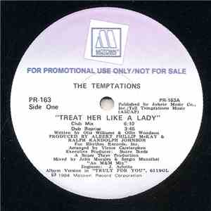 The Temptations / Dazz Band - Treat Her Like A Lady / Let It All Blow album