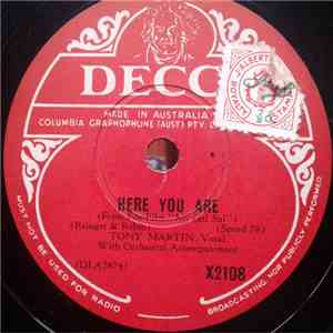 Tony Martin  - Here You Are / Somebody Else Is Taking My Place album