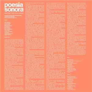 Various - Poesia Sonora album