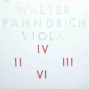 Walter Fähndrich - Viola album
