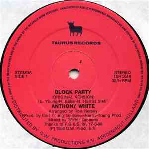 Anthony White / Instant Funk - Block Party / (Just Because) You'll Be Mine album
