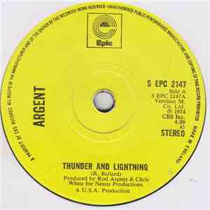 Argent - Thunder And Lightning album