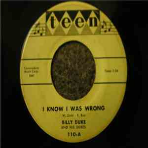 Billy Duke And His Dukes - I Know I Was Wrong album