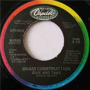 Brass Construction - Give And Take / My Place album