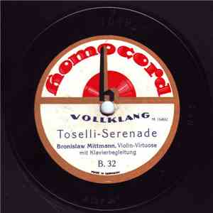 Bronislaw Mittmann - Toselli-Serenade / Romanze album