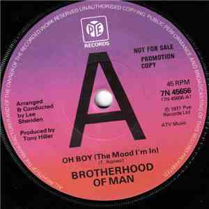 Brotherhood Of Man - Oh Boy (The Mood I'm In) album