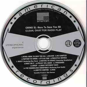 Chino XL - Here To Save You All (Clean, Okay For Radio Play) album