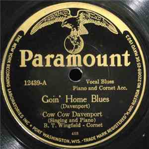 Cow Cow Davenport - Goin' Home Blues / Jim Crow Blues album