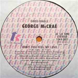 George McCrae - Don't You Feel My Love (Special Disco Re-Mix) album