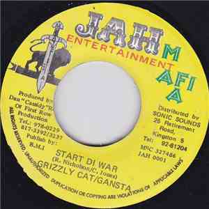 Grizzly Cat & Gangsta - Start Di War album