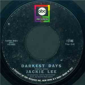 Jackie Lee - Darkest Days / One For The Road album