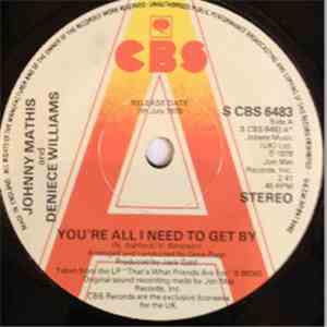 Johnny Mathis And Deniece Williams - You're All I Need To Get By album