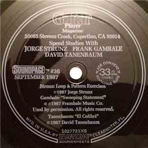 Jorge Strunz / Frank Gambale, David Tanenbaum - Speed Studies With Jorge Strunz Frank Gambale David Tanenbaum album