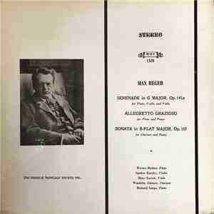 Max Reger, Werner Richter , Sandor Karolyi, Hans Eurich, Richard Laugs, Wendelin Gärtner - Reger: Wind Chamber Music album