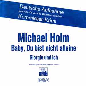 Michael Holm - Baby, Du Bist Nicht Alleine album