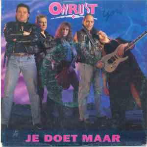 Onrust - Je Doet Maar album