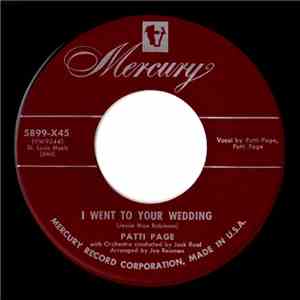 Patti Page - I Went To Your Wedding / You Belong To Me album