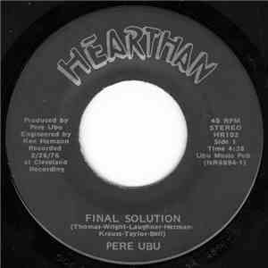 Pere Ubu - Final Solution album