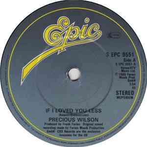 Precious Wilson - If I Loved You Less album