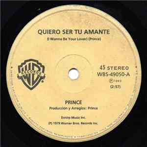 Prince - Quiero Ser Tu Amante = I Wanna Be Your Lover album