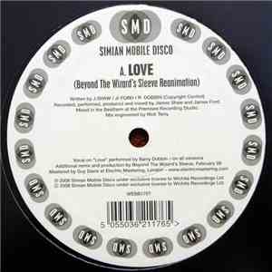 Simian Mobile Disco - Love (Beyond The Wizard's Sleeve Reanimation) / Hotdog (Cosmo Vitelli Remix) album