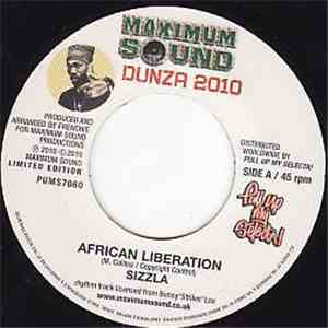 Sizzla / The Aggrovators - African Liberation / Dunza 2010 album