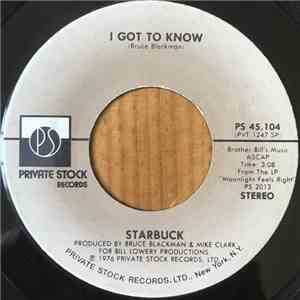 Starbuck  - I Got To Know album