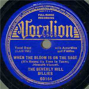 The Beverly Hill Billies - When The Bloom Is On The Sage When The Bloom Is On The Sage (It's Round Up Time In Texas) / Red River Valley album
