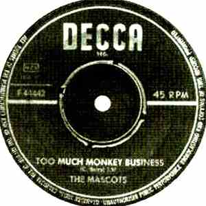 The Mascots - Too Much Monkey Business / From My Love album