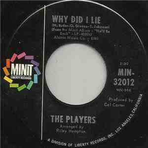 The Players  - Why Did I Lie / I'm Glad You Waited album