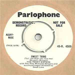 The Terry Sisters - Sweet Thing (Tell 'em That You Love Me) album