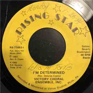 The Victory Chorale Ensemble - I’m Determined / Somebodt Touched Me album