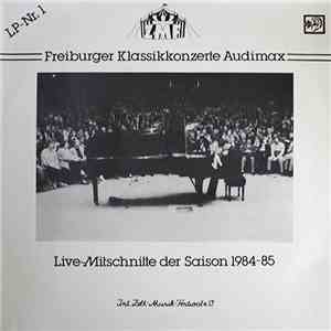 Various - Freiburger Klassikkonzerte Audimax - Live-Mitschnitte Der Saison 1984-85 album