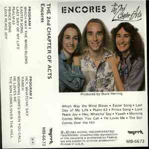 2nd Chapter Of Acts - Encores album
