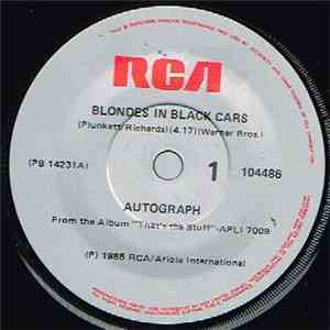 Autograph  - Blondes In Black Cars album