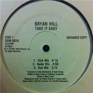 Bryan Hill - Take It Easy album
