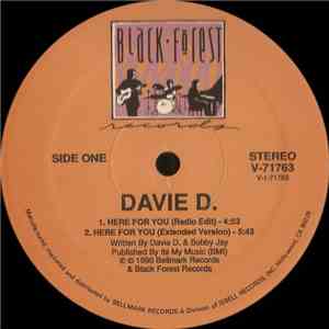 Davie D. - Here For You album