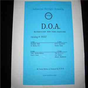 D.O.A. - Muthafuckin' New York Hardcore album