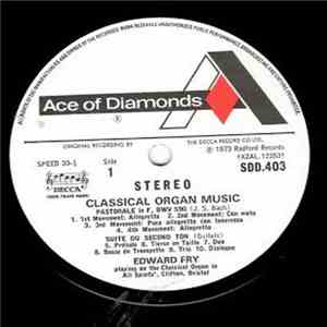 Edward Fry - Classical Organ Music album