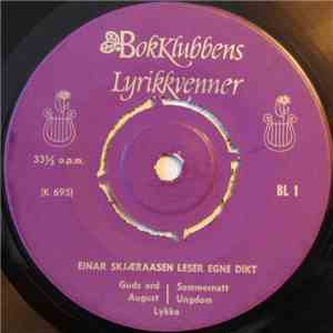Einar Skjæraasen - Leser Egne Dikt album