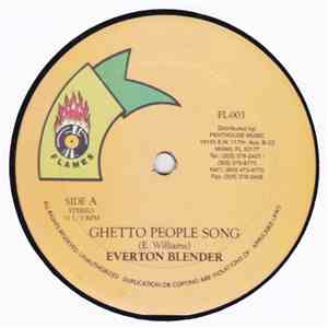 Everton Blender - Ghetto People Song album