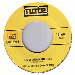 Gli Allegri Romagnoli - Lido Adriano album