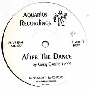 Greg Greene - After The Dance album