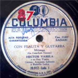 Héctor Varela Y Su Orq. Típica - Con Flauta Y Guitarra / Qué Poca Cosa Fue Tu Amor album