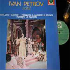 Ivan Petrov - Ivan Pretrov Recital album